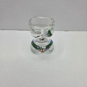 Unbranded Shot Glass Puerto Rico Bikini Torso Souvenir Clear Tropical Beach